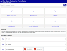 Tablet Screenshot of frptanksindia.com